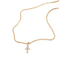 Ankh Baguette Tenis Necklace