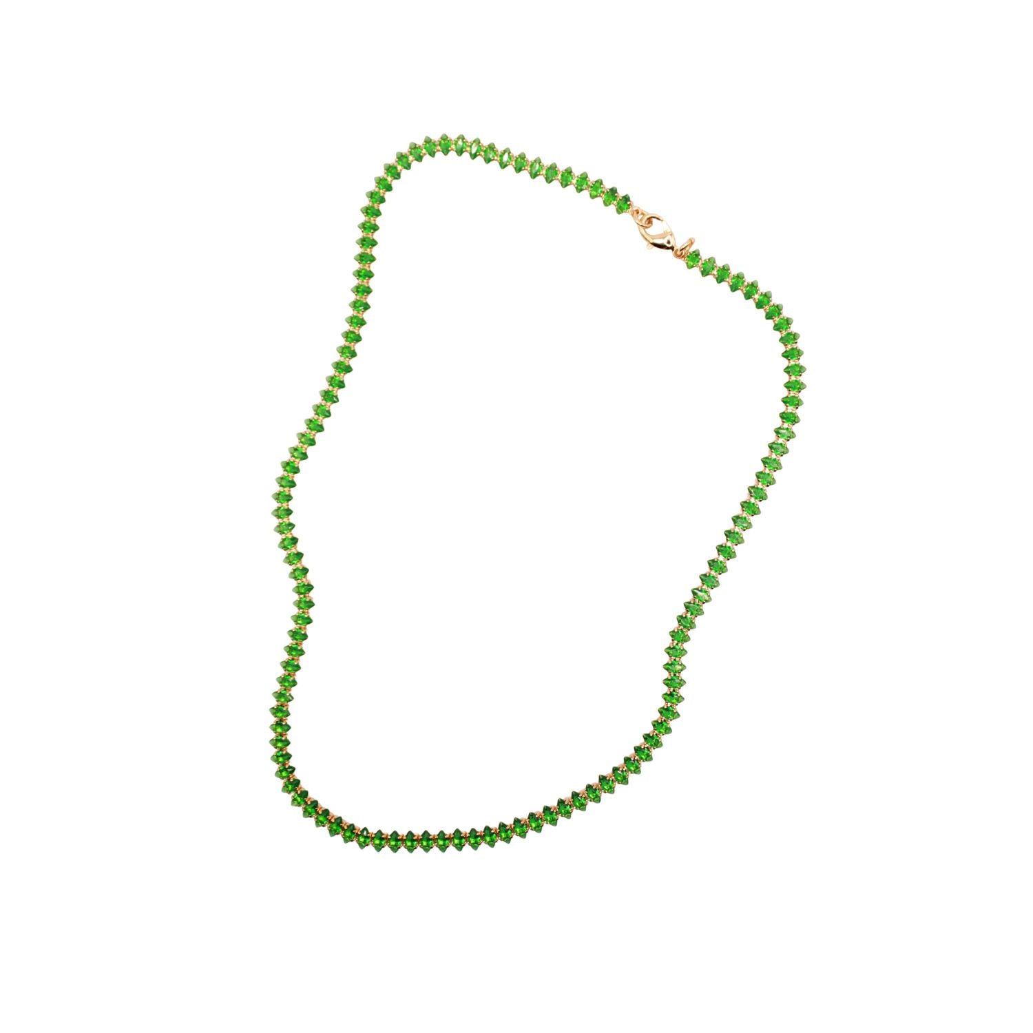 Emerald Tennis Necklace