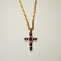 Amethyst Cross Pendant