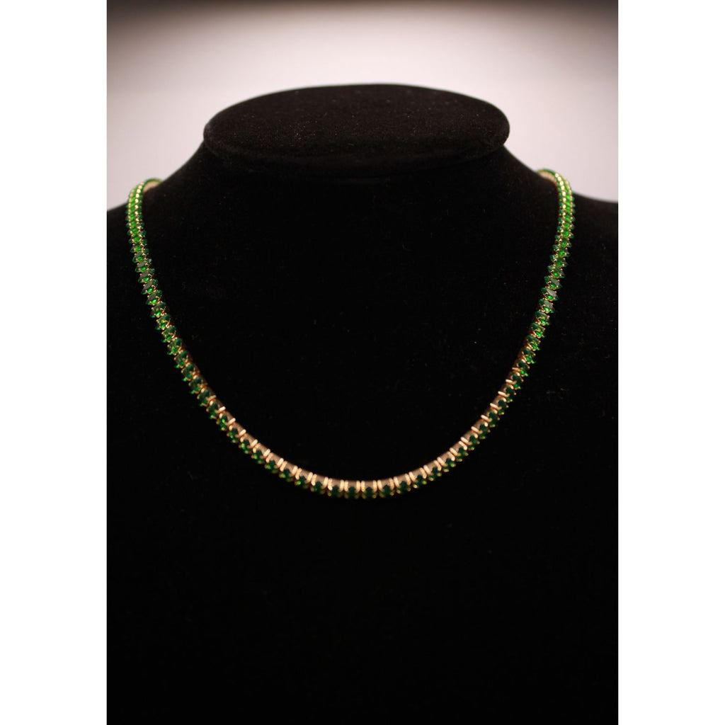 Emerald Tennis Necklace