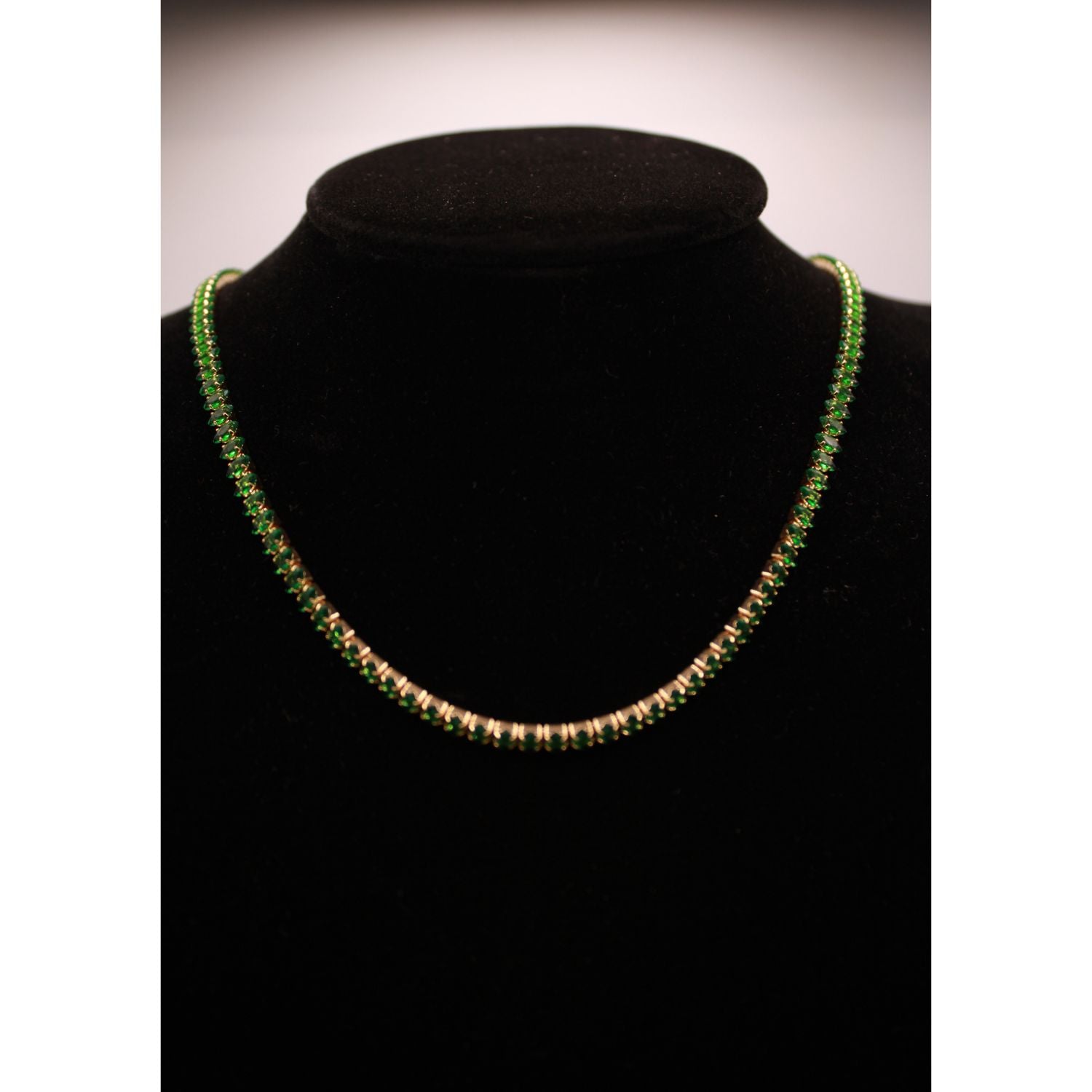 Emerald Tennis Necklace