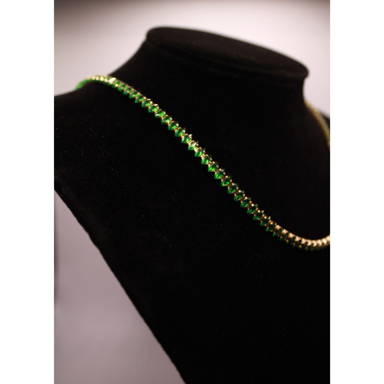 Emerald Tennis Necklace