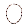 Grounded Grace - Tiger's Eye, Hematite & Pearl Necklace