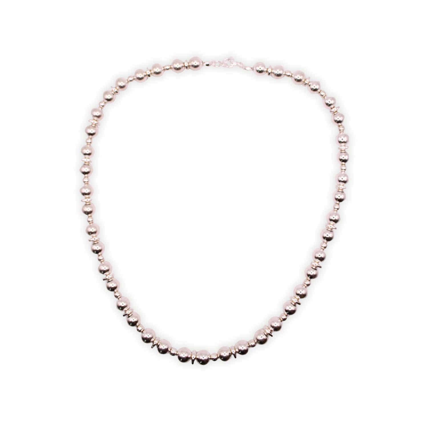 Grounded Armour Hematite Necklace