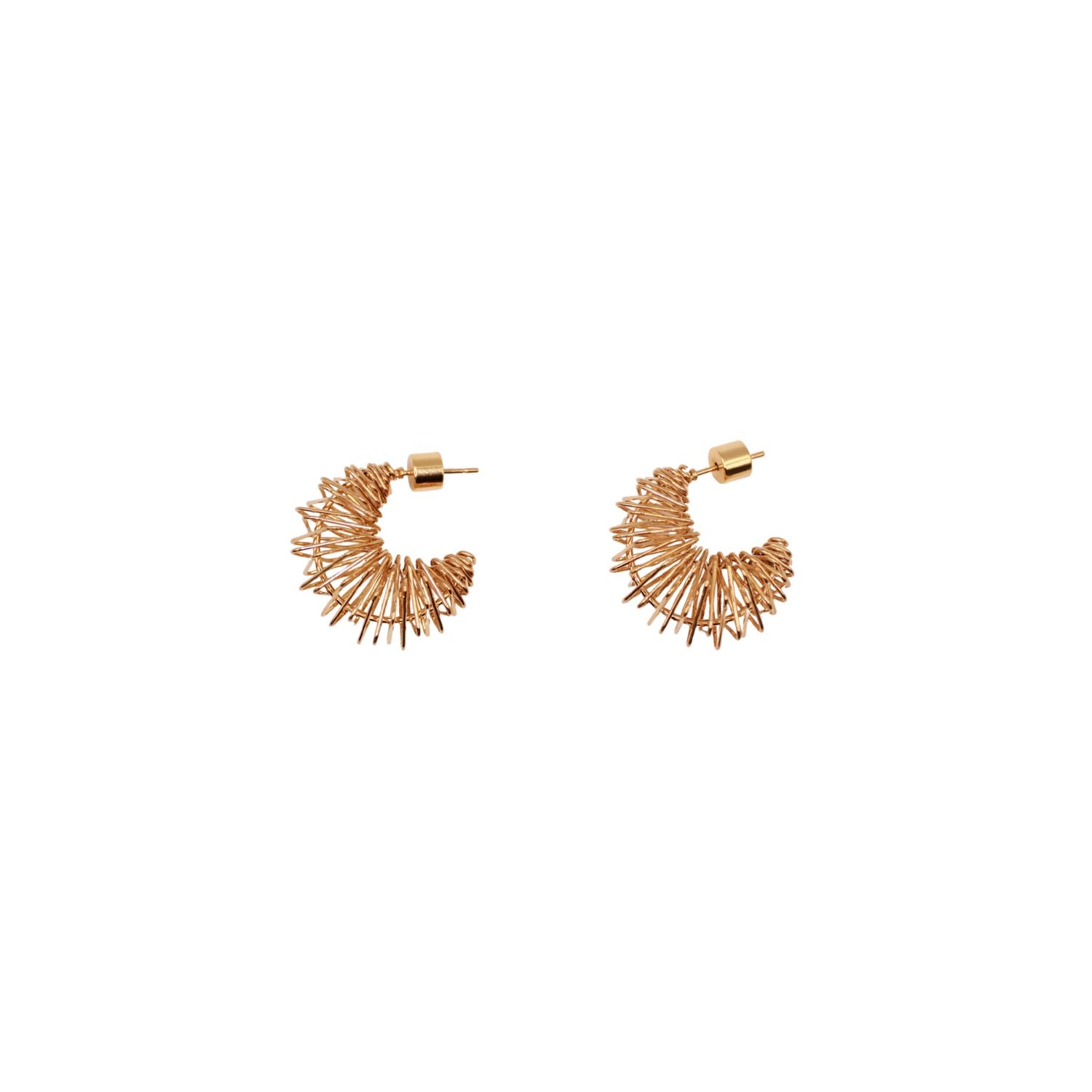 Scultural Half Moon Hoops