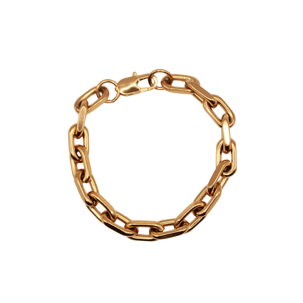 Heavy Oval Chain Link Bracelet