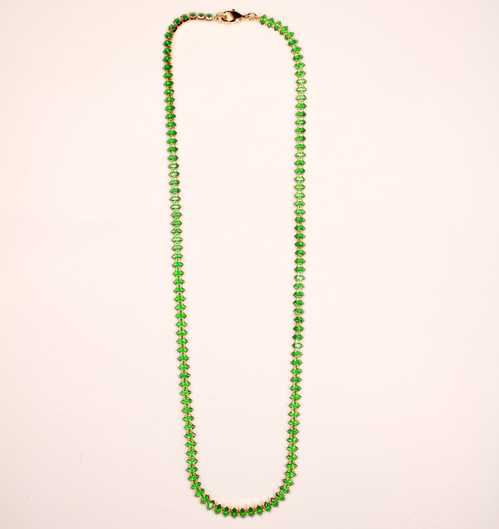 Emerald Tennis Necklace