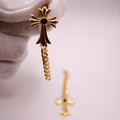 Cross Chain Earrings