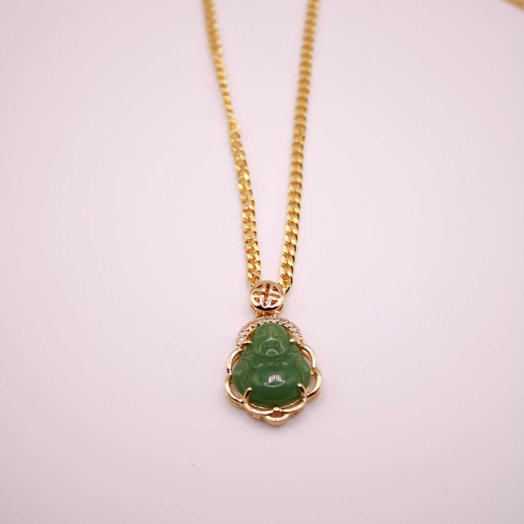Jade Buddha Necklace