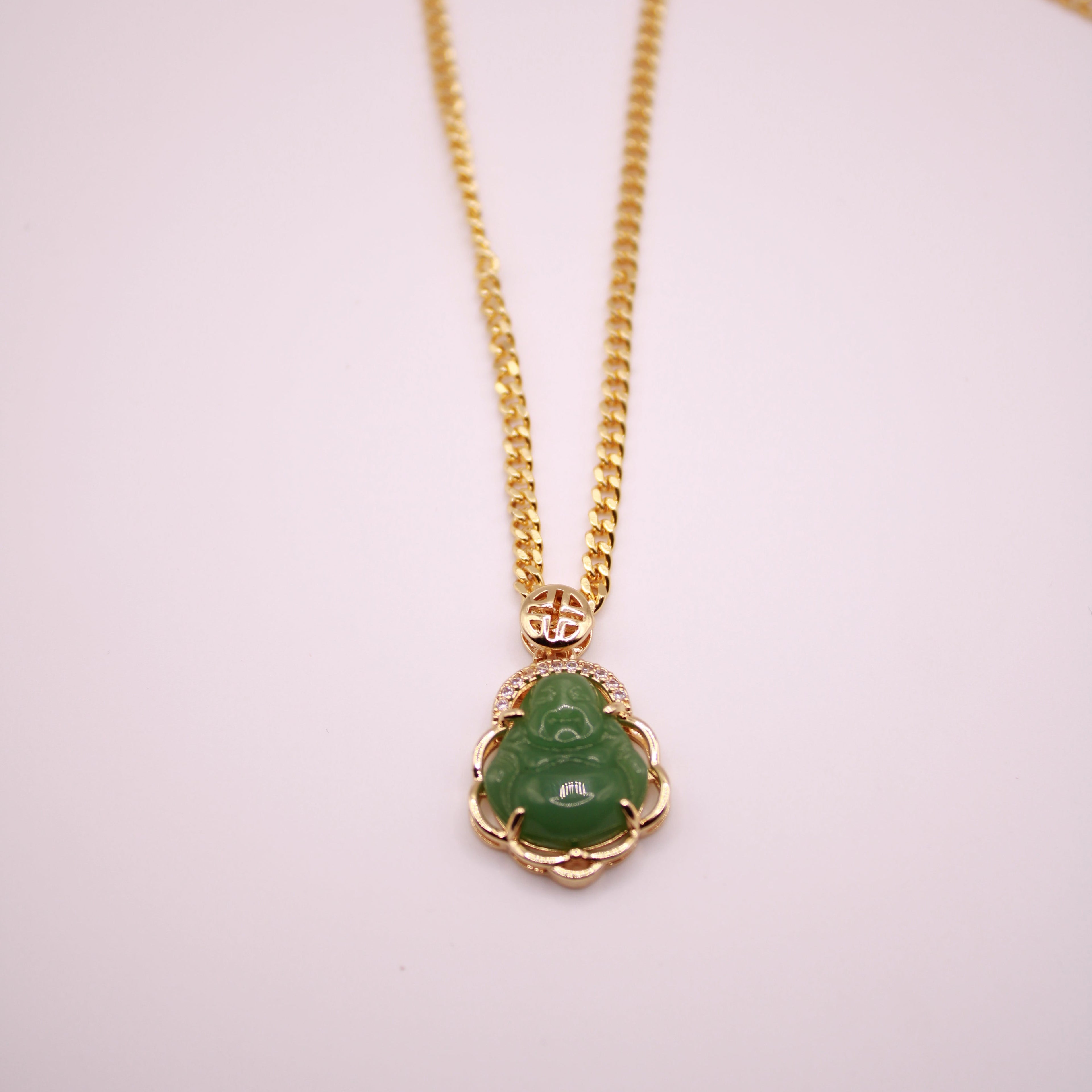 Jade Buddha Necklace