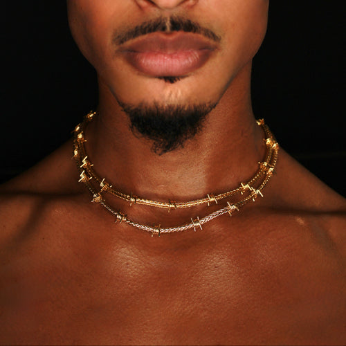 Barbed Wire Necklace