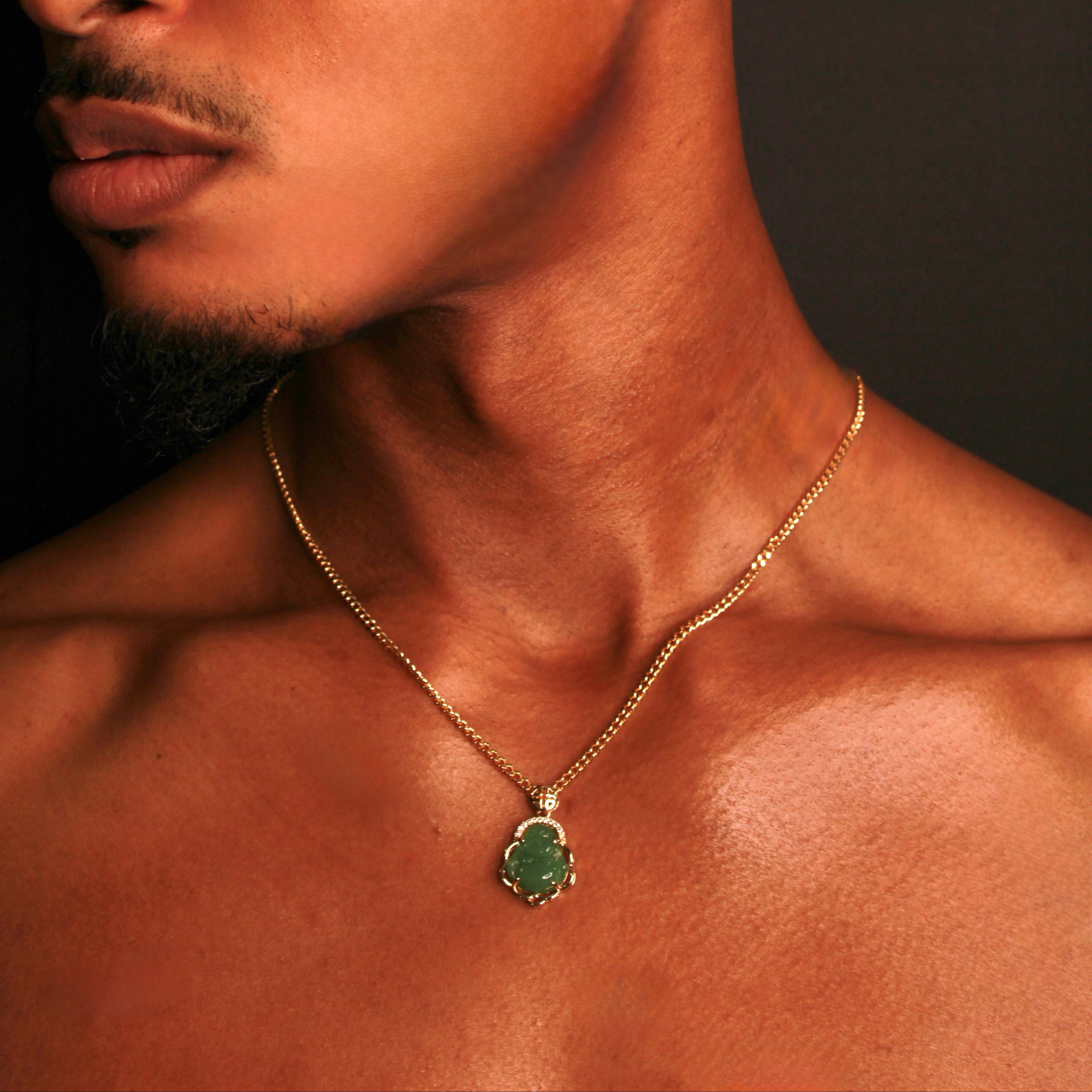Jade Buddha Necklace