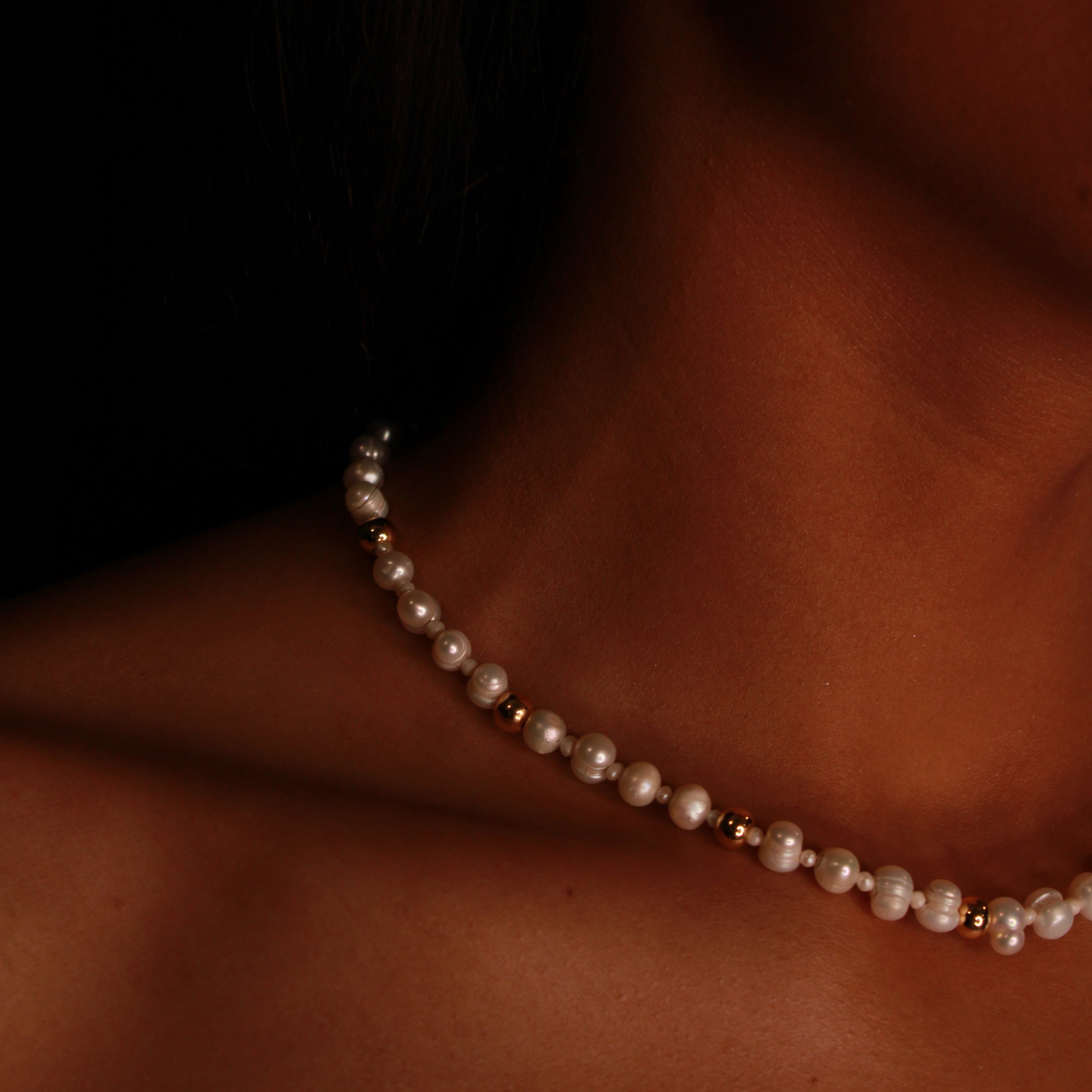 Pearl Studded Necklace