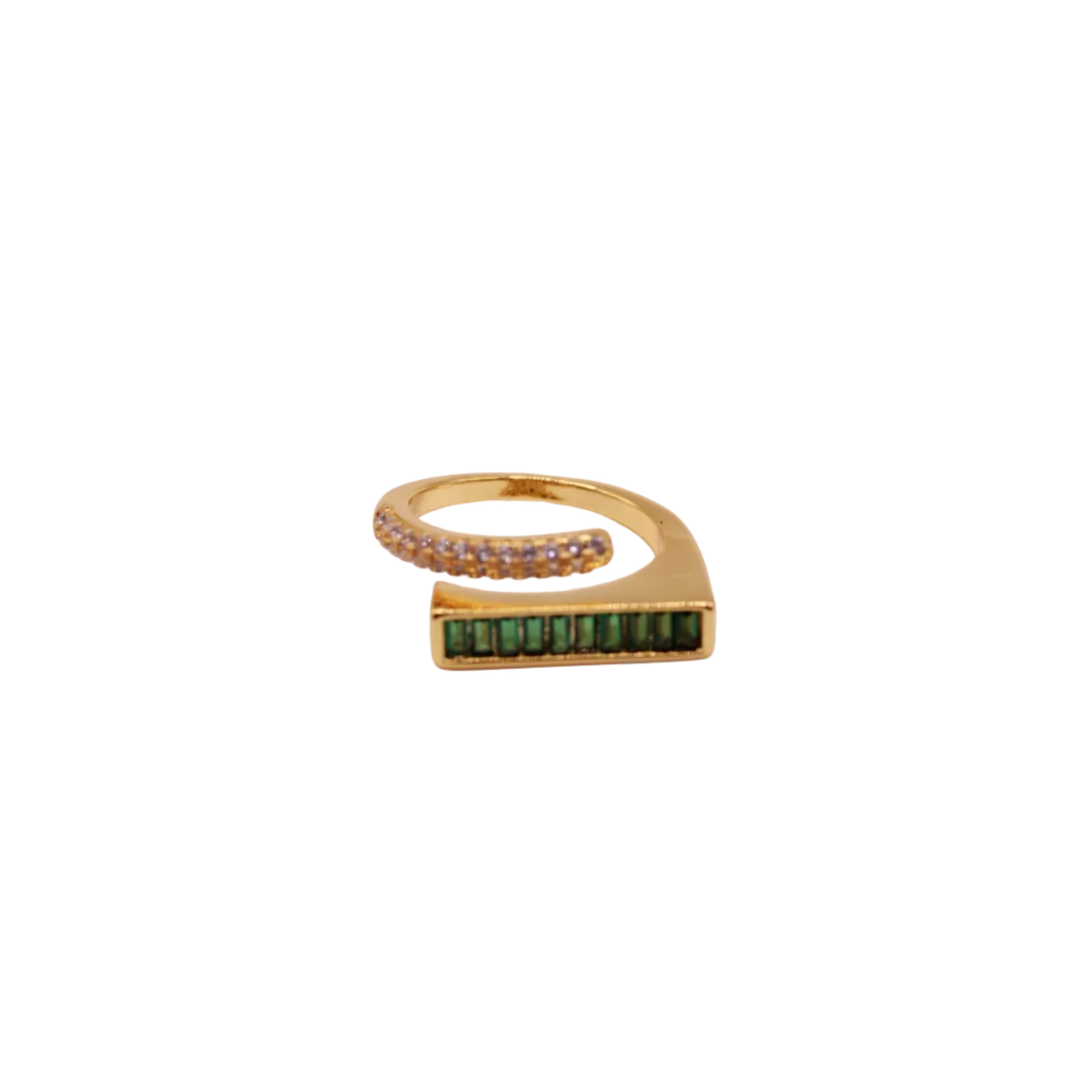 Emerald Wrap Ring