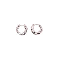 Hammered Hoop Earrings