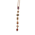 Multi Stone Drop Necklace