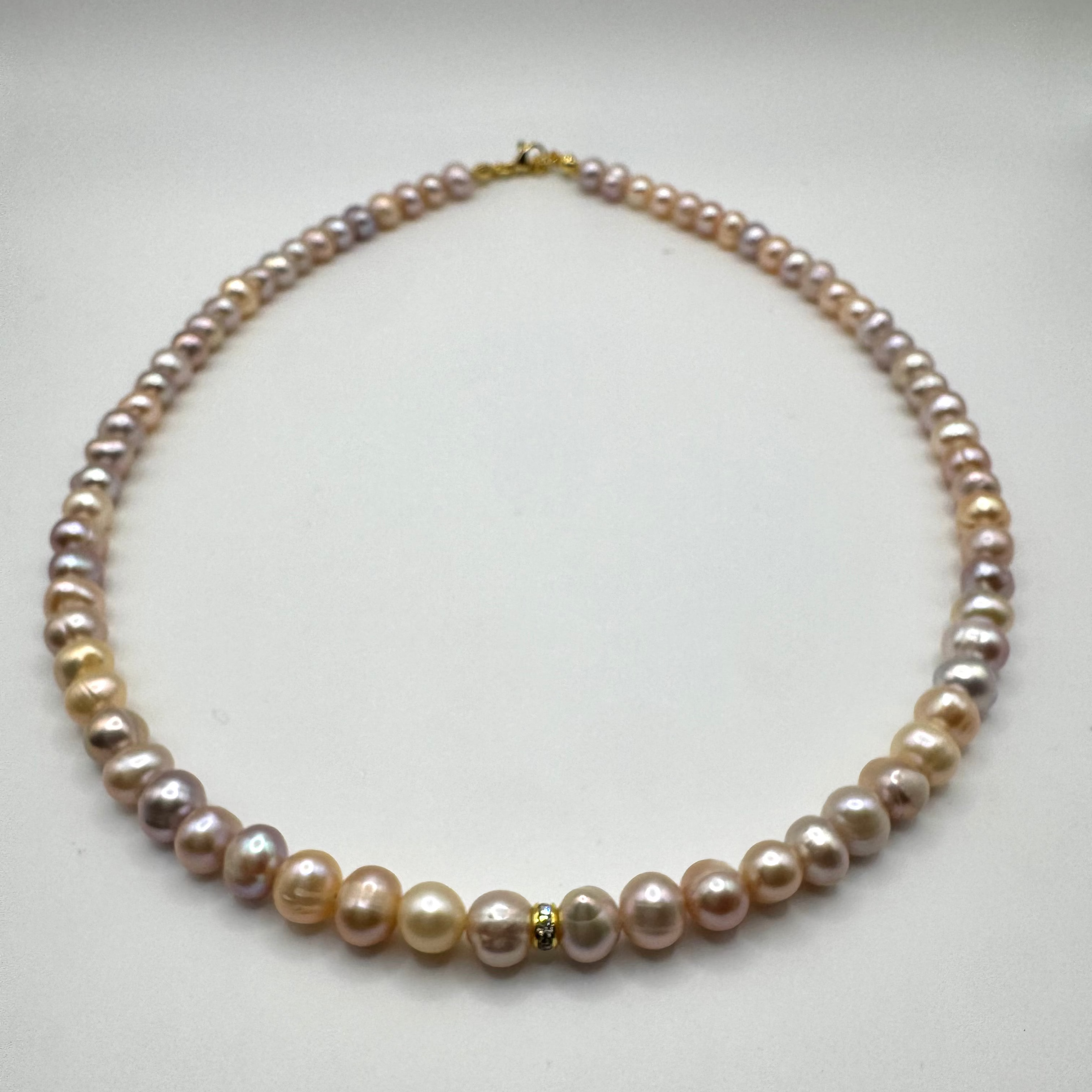 Rose Pearl Necklace