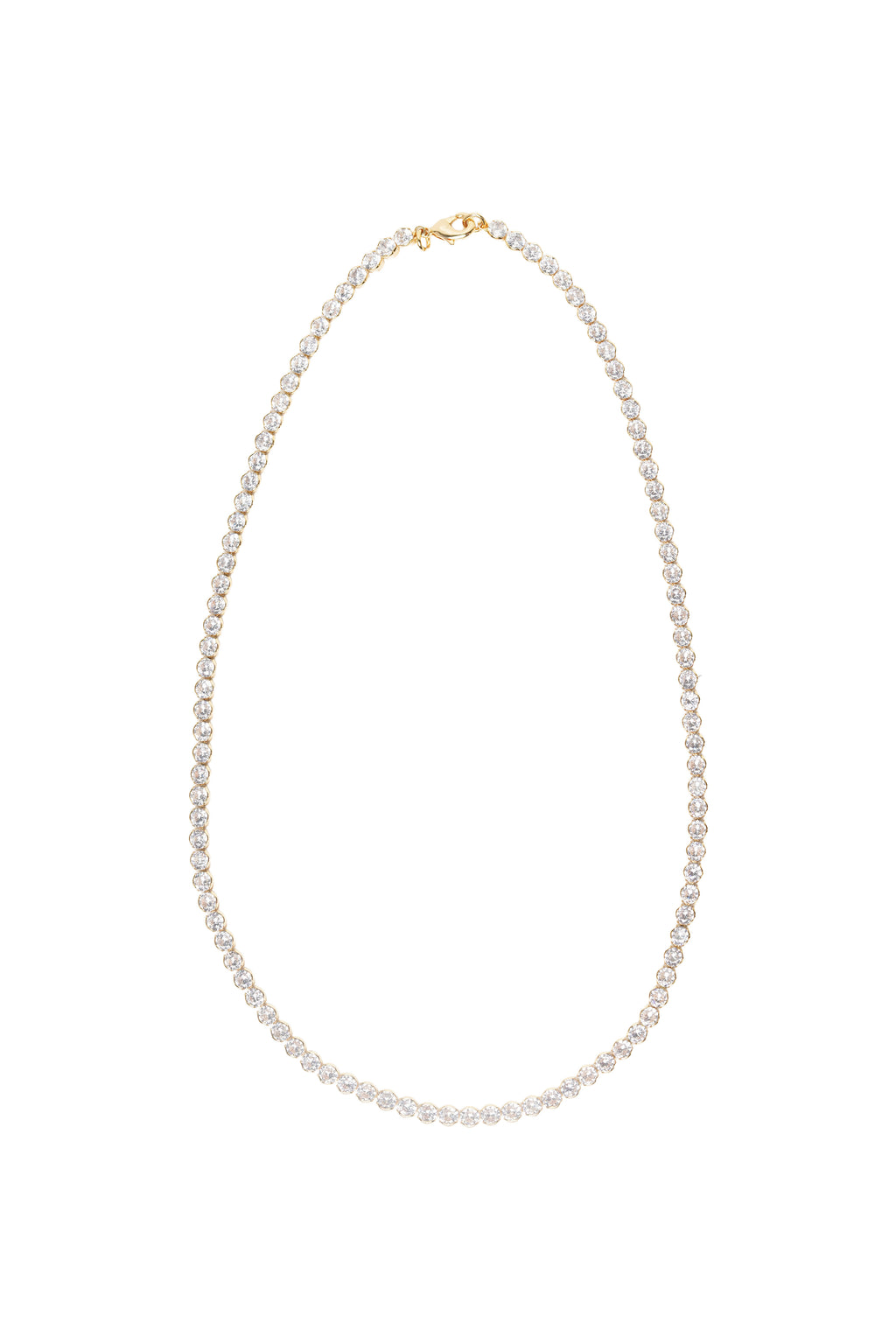 Round Tennis Necklace
