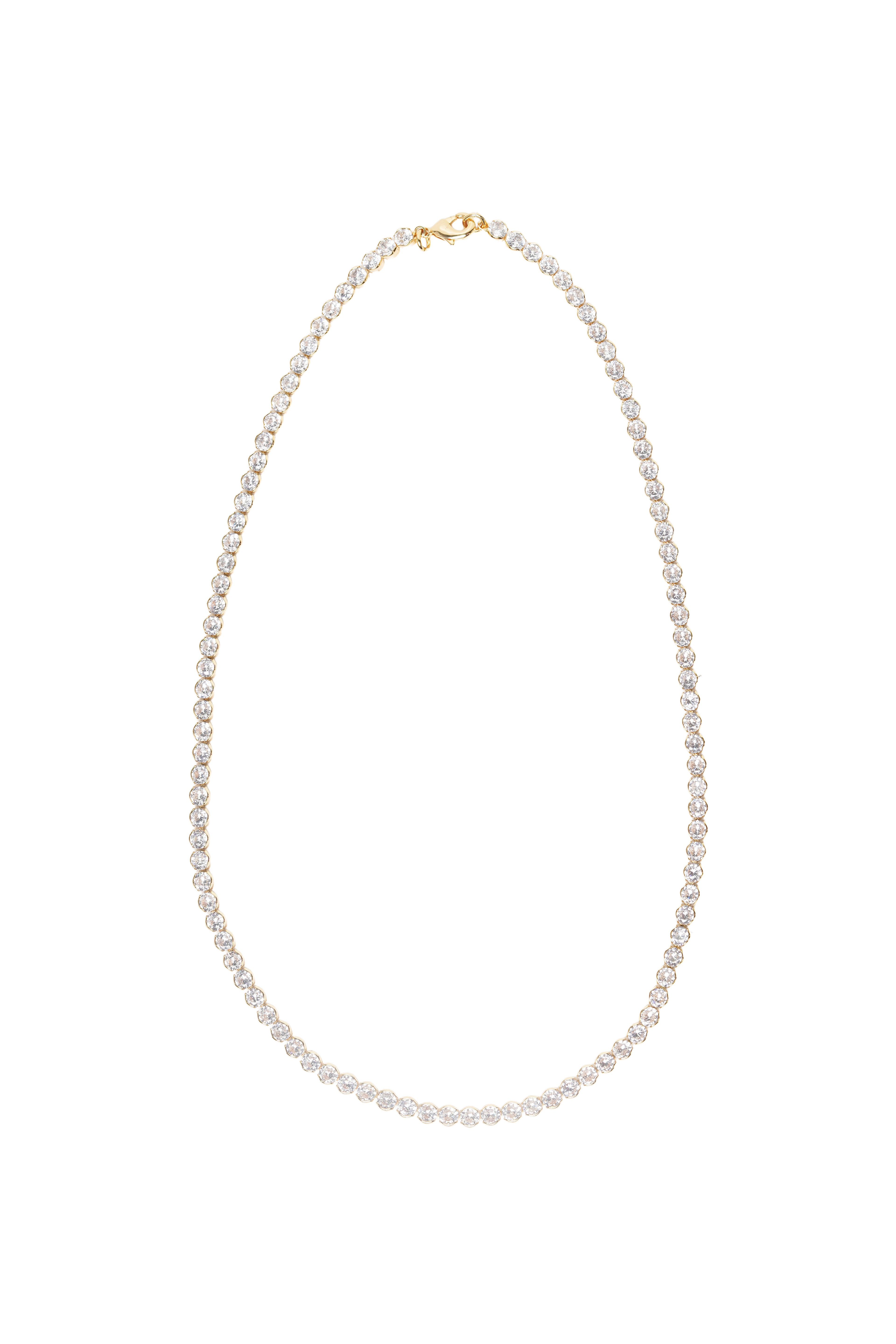 Round Tennis Necklace