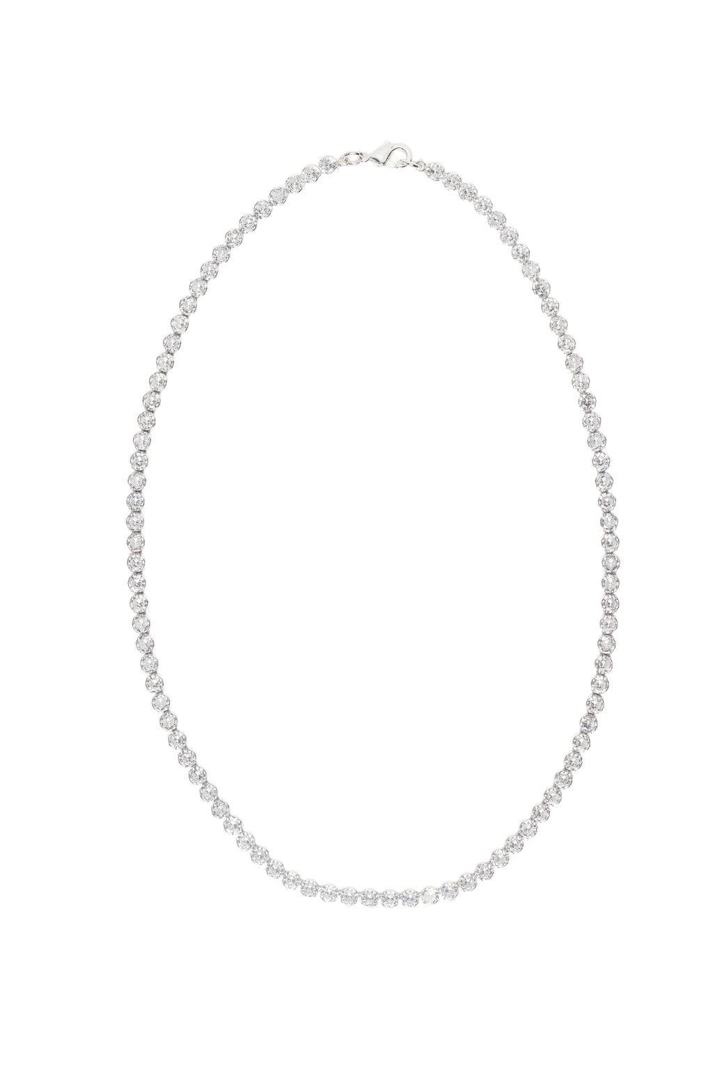 Round Tennis Necklace
