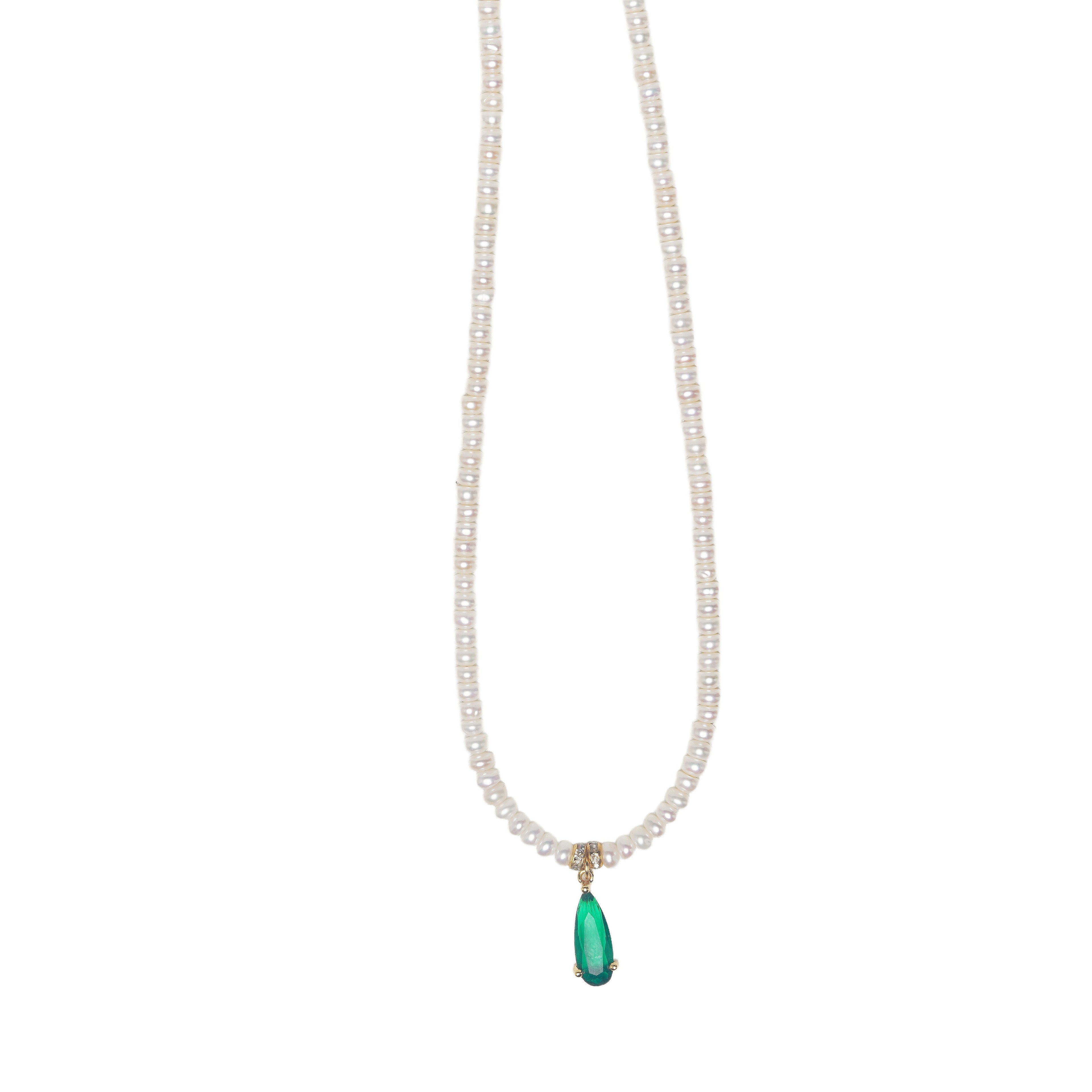 Perfect Pearl Necklace with Teardrop Pearl