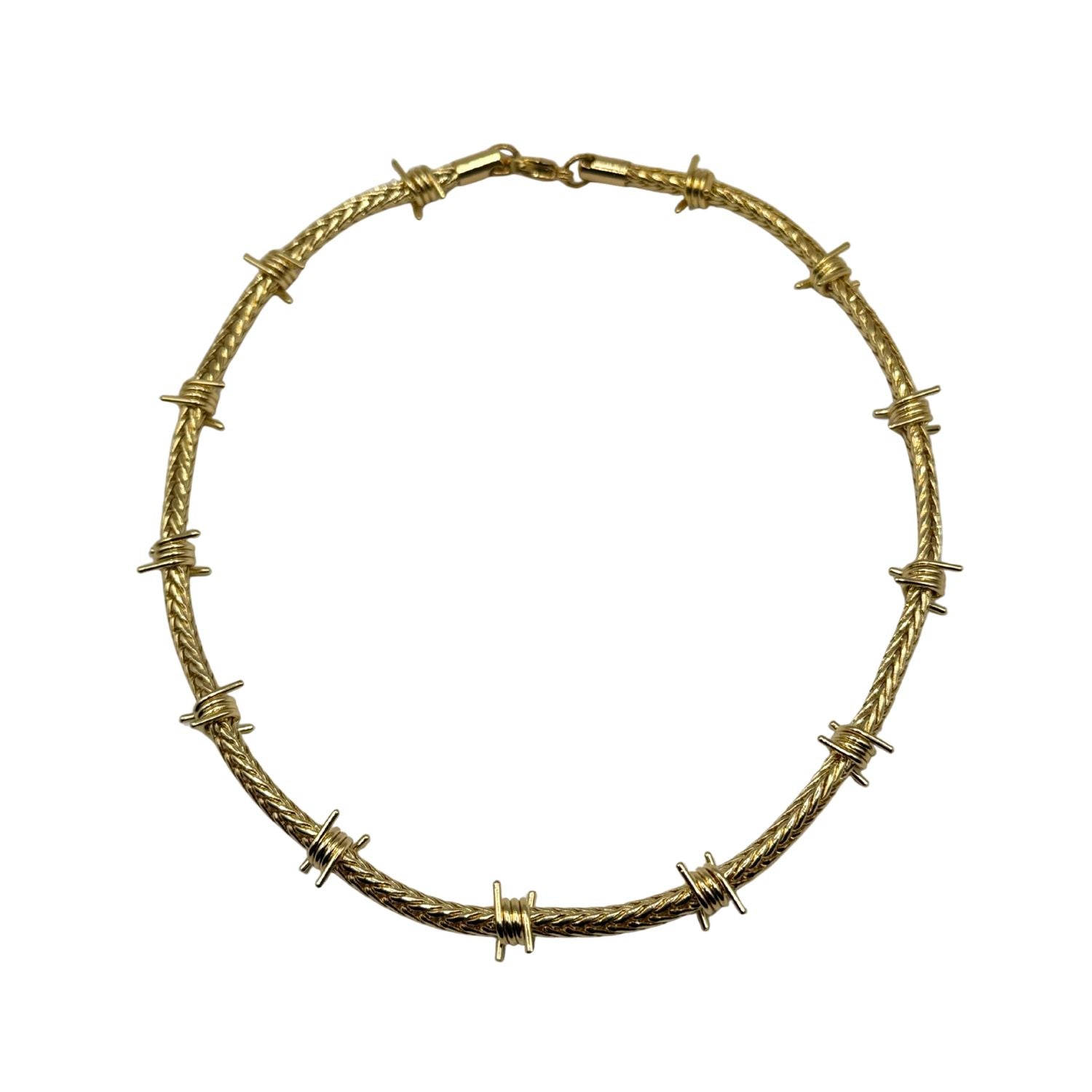 Barbed Wire Necklace – URBANE Jewelry Studio