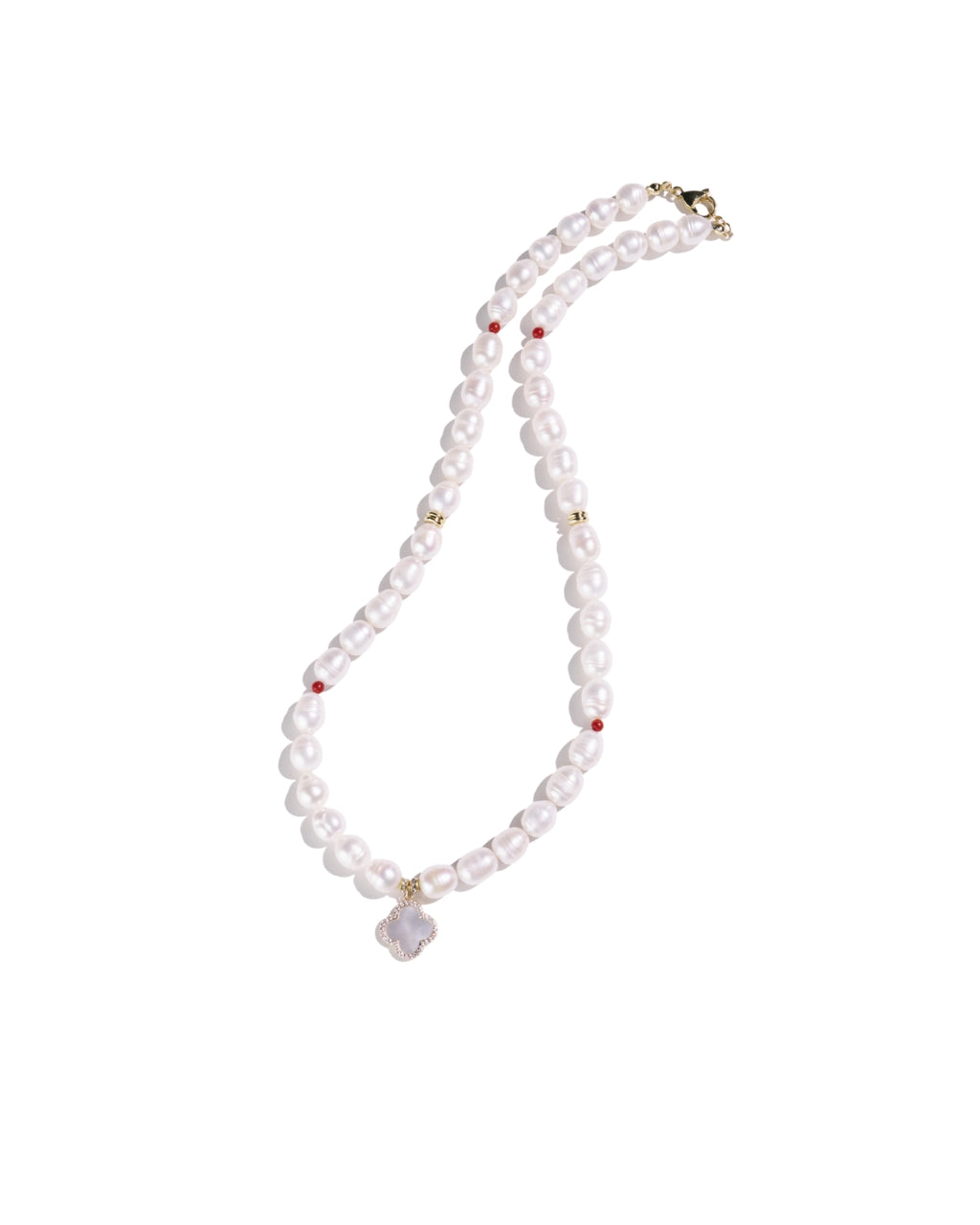 Ruby Pearl Necklace